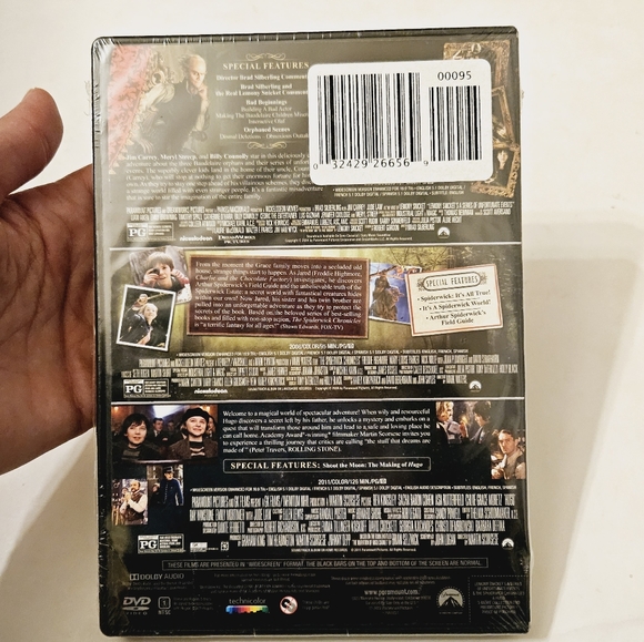 Jim Carrey 3 Movie Film Collection Hugo Spiderwick Lemony Snickets DVD NEW - Picture 2 of 2